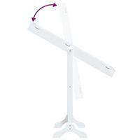 Spiegel vrijstaand 34x37x146 cm wit - thumbnail