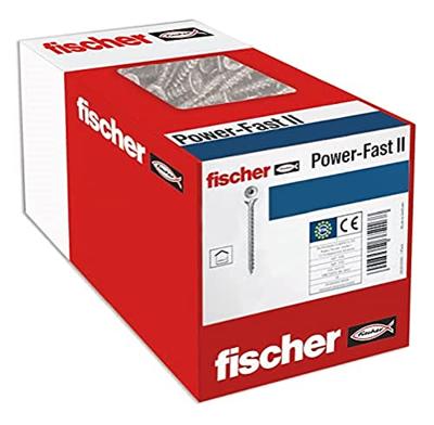 Fischer 670014 Power-Fast II Spaanplaatschroef 3 mm 35 mm T-profiel Staal Galvanisch verzinkt 1000 stuk(s)