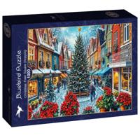 Christmas Town Square Shopping Puzzel 1000 stukjes - thumbnail