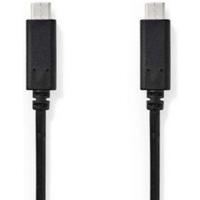 USB 3.1-Kabel (Gen1) | Type-C Male - Type-C Male | 1,0 m | Zwart - thumbnail