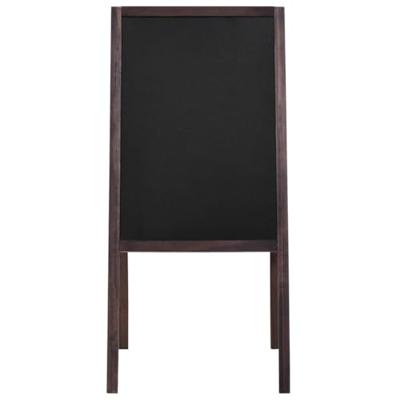 VidaXL Krijtbord dubbelzijdig vrijstaand 40x60 cm cederhout VidaXL Krijtbord dubbelzijdig vrijstaand 40x60 cm cederhout