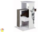 TRIXIE KRABPAAL MARIA WIT/GRIJS 58X58X101 CM - thumbnail