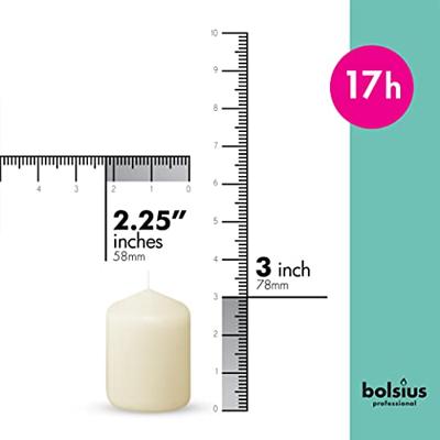 Bolsius - Stompkaarsen - 80/60 - Ivoor - 12 stuks Bolsius - Stompkaarsen - 80/60 - Ivoor - 12 stuks