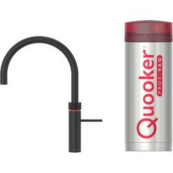 Quooker Fusion round met PRO3 boiler 3-in-1 kokendwaterkraan Zwart