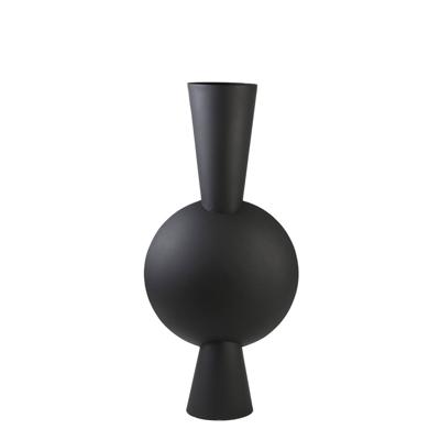 Light & Living Vaas 'Kavandu' 100cm, kleur Mat Zwart