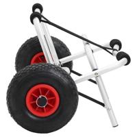 VidaXL Kajaktrolley inklapbaar 45 kg aluminium - thumbnail