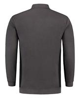 Tricorp polosweater Bi-Color - Workwear - 302001 - donkergrijs/zwart - maat L - thumbnail