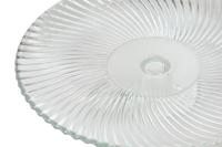 Eetbord Home ESPRIT Transparant Kristal 26 x 26 x 8 cm - thumbnail