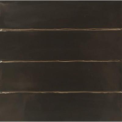Estudio Wandtegel Camden Black Glossy Glans Zwart 30x7,5 cm - Teb142195