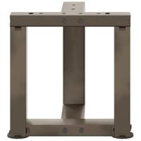 Salontafelpoten 2 st T-vormig 30x25x(30-31) cm staal naturel - thumbnail