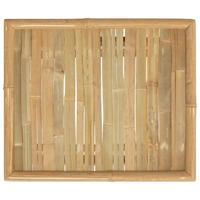 Tuintafel 65x55x30 cm bamboe - thumbnail