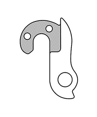 Union derailleurpad gh-110 met schroefset m4x0.7