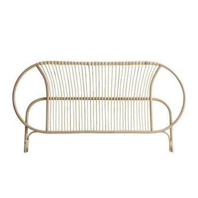 Tikamoon - Leontie - Rotan hoofdbord 190 cm