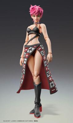 JoJo's Bizarre Adventure Part 5 Super Action Action Figure Chozokado Trish Una Black Ver. 15 cm