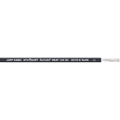 LAPP 1238001/100 Draad ÖLFLEX® HEAT 125 SC 1 x 6 mm² Zwart 100 m LAPP 1238001/100 Draad ÖLFLEX® HEAT 125 SC 1 x 6 mm² Zwart 100 m