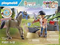Playmobil® Horses of waterfall 71357 hoefsmid Ben en Achilles - thumbnail