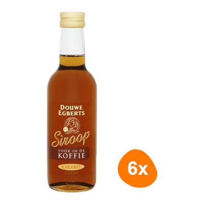 Douwe Egberts - Koffiesiroop Karamel - 6x 250ml
