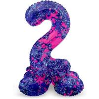 Folat folieballon staand 2 paint splash 41 cm | 20 stuks - thumbnail