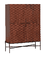 Tower Living Opbergkast 'Paola' Mangohout, 180 x 130cm - thumbnail