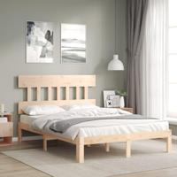 Bedframe zonder matras massief grenenhout 120x200 cm - thumbnail