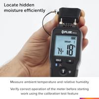 FLIR MR55 Materiaalvochtmeter Meetbereik bouwvochtigheid 1 tot 99 % Meetbereik houtvochtigheid (bereik) 7 tot 99 % - thumbnail