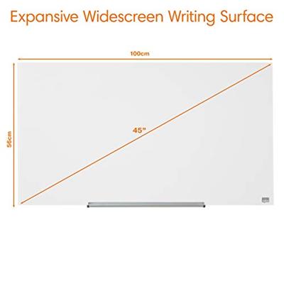 Glasbord Nobo Impresssion Pro 99,3x55,9cm briljant wit