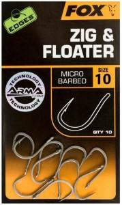 Fox Edges Armapoint Zig & Floater Size 10 10St.