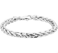 TFT Armband Zilver Vossestaart 6 mm 19 cm - thumbnail