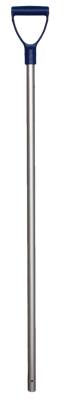 Schop steel aluminium 28x105 cm Donkerblauw handvat