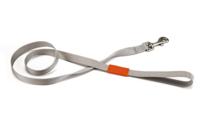 Beeztees Uni - Hondenriem - Lichtgrijs - 120 cm x 10 mm - thumbnail