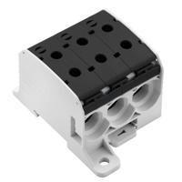 Weidmüller 2874570000 Verdeelblok Schroeven Lichtgrijs, Zwart 1 stuk(s) - thumbnail