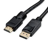 ROLINE DisplayPort Kabel DP - UHDTV, M/M, zwart, 10 m - thumbnail