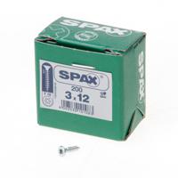 SPAX 1191010300123 R 88091 Senkkopf/T-STAR Verzonken houtschroef 3 mm 12 mm T-STAR plus Staal WIROX 200 stuk(s) - thumbnail