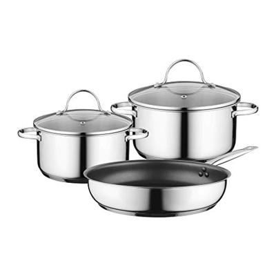 Bosch HEZ9SE030 luxe 3-delige pannenset