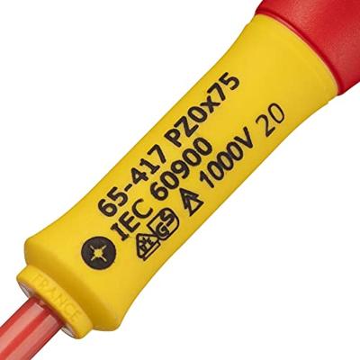 Stanley handgereedschap FatMax Schroevendraaier Pozidriv VDE PZ0 X 75mm - 0-65-417