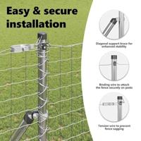 VidaXL Afrasteringspaal 7 pcs zilver staal - thumbnail