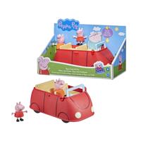 Peppa Pig familie rode auto - thumbnail