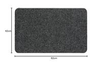 Ribmat fortuna 40 x 60 cm antraciet Hamat - Hamat - thumbnail