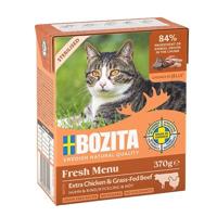 BOZITA Fresh Menu Sterilised Extra Chicken with beef - nat kattenvoer - 370g - thumbnail