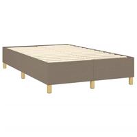 Boxspring met matras stof taupe 120x200 cm - thumbnail