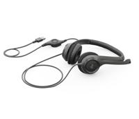 Hoofdtelefoon met microfoon Logitech 981-000406 Zwart - thumbnail