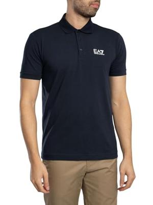 EA7 Emporio Armani 8NPF14 Polo Heren Donkerblauw - Maat M - Kleur: Donkerblauw | Soccerfanshop