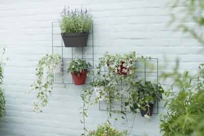 Elho rek loft urban green wall - living black - thumbnail