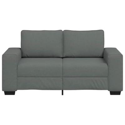 2-zitsbank 160x77x82 cm stof donkergrijs