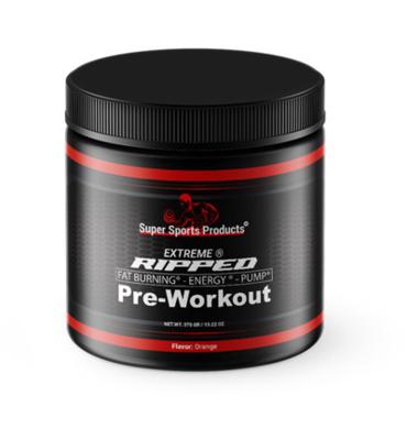 SNP Pre workout ripped orange extreme 375 Gram