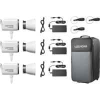 Godox Litemons LA300Bi Bi color LED Video Light 3 light kit - thumbnail