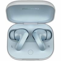 motorola Moto Buds: draadloze hoofdtelefoon, uitstekend geluid en audio met hoge resolutie, dynamische actieve ruisonderdrukking, optimale integratie in het motor-ecosysteem, blauw - thumbnail