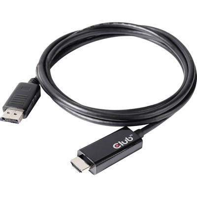 club3D CAC-1082 DisplayPort-kabel DisplayPort / HDMI Adapterkabel DisplayPort-stekker, HDMI-A-stekker 2.00 m Zilver club3D CAC-1082 DisplayPort-kabel DisplayPort / HDMI Adapterkabel DisplayPort-stekker, HDMI-A-stekker 2.00 m Zilver