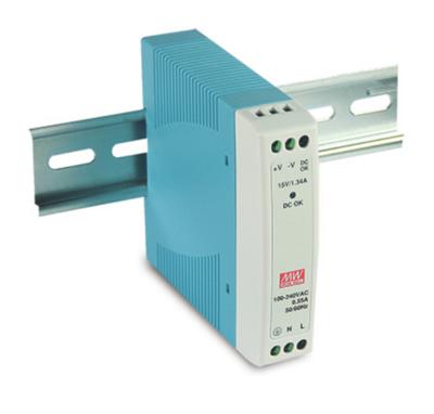 MEAN WELL MDR-10-24 DIN-rail netvoeding 24 V/DC 0.42 A 10 W Aantal uitgangen:1 x Inhoud 1 stuk(s)