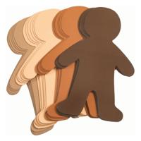 Colorations - colours like me grote mensen vormen, set van 24 (4 kleuren) - thumbnail